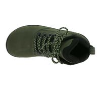 Waterproof GROUNDIES Portland Women's Barefoot Hiking Boots with TrueSense Sole, Genuine Leather, GND-110254-10, Green