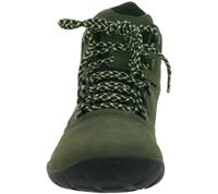 Waterproof GROUNDIES Portland Women's Barefoot Hiking Boots with TrueSense Sole, Genuine Leather, GND-110254-10, Green