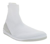 GROUNDIES Kobe Women's High-Top Sneakers with TrueSense Sole Slip-On Shoes GND-180261-02 White