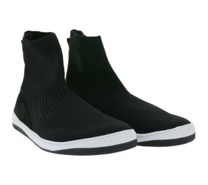 GROUNDIES Kobe Women's High-Top Sneakers with TrueSense Sole, Slip-On Shoes, GND-180261-01, Black