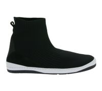 GROUNDIES Kobe Women's High-Top Sneakers with TrueSense Sole, Slip-On Shoes, GND-180261-01, Black