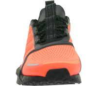 Sporty adidas NMD_V3 sneakers: sustainable running shoes for men and women with BOOST cushioning in orange/black, purple/black/green, or yellow/black