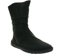 charaktervolle GROUNDIES Barfußschuhe Odessa Gx2 Damen Echtleder Stiefelette mit TrueSense Sohle GND-110301-01 Schwarz
