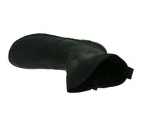 charaktervolle GROUNDIES Barfußschuhe Odessa Gx2 Damen Echtleder Stiefelette mit TrueSense Sohle GND-110301-01 Schwarz