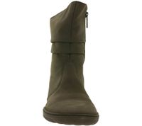 GROUNDIES Odessa Gx2 Women's Barefoot Shoes, Genuine Leather Ankle Boots with TrueSense Sole, GND-110301-04, Brown