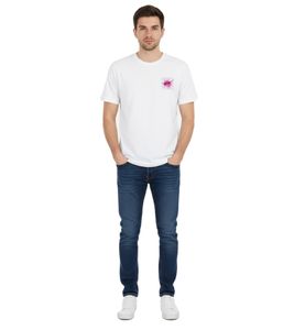 T-shirt homme Formula 1® à col rond, 100 % coton bio, manches courtes, 180 g/m², blanc (réf. 701227626 001)