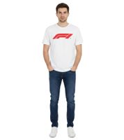 Camiseta PUMA x F1 Fórmula 1 Motorsport para hombre, algodón, F1 Classic 701228163 002 Blanca