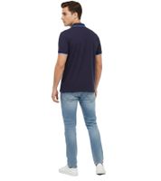 Polo homme Formula E à manches courtes, en coton durable avec logo Formula E, réf. 701223597 001, bleu marine