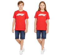 T-shirt sportiva PUMA x F1 Formula 1 Motorsport per bambini, in cotone, modello F1 Classic 701228309 002 Rosso