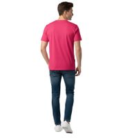 Camiseta de hombre Fórmula E a todo color, de algodón con el logo de Fórmula E, ideal para el verano (701223583 001, rosa/amarillo)