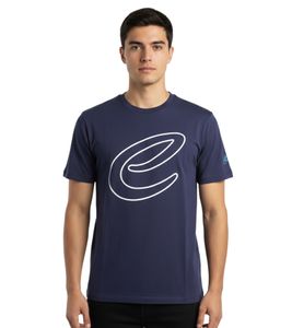 Stylish Formula E Men's T-Shirt, Cotton Shirt with Formula E Logo, Summer Shirt, Motorsport, 701223589 001, Navy Blue