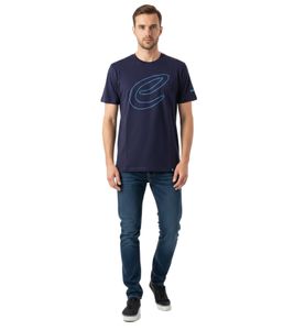 T-shirt homme Formula E élégant, en coton durable avec logo Formula E, idéal pour l'été, inspiré du sport automobile, référence 701223608 001 Bleu marine
