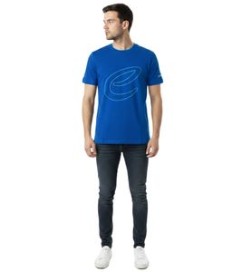 Stylish Formula E Men's T-Shirt, Sustainable Cotton Shirt with Formula E Logo, Summer Shirt, Motorsport, 701223608 002 Blue