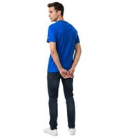 Stylish Formula E Men's T-Shirt, Sustainable Cotton Shirt with Formula E Logo, Summer Shirt, Motorsport, 701223608 002 Blue