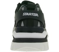 Sneakers da uomo STARTER Boise in vera pelle, stile retrò anni '90 SMB101321 300 Nero/Bianco