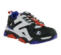 Zapatillas deportivas STARTER Boise para hombre, estilo retro de los 90, con piel auténtica (modelo SMB101321 310, color negro/blanco/azul/rojo)