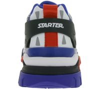 Zapatillas deportivas STARTER Boise para hombre, estilo retro de los 90, con piel auténtica (modelo SMB101321 310, color negro/blanco/azul/rojo)