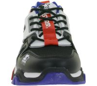 Zapatillas deportivas STARTER Boise para hombre, estilo retro de los 90, con piel auténtica (modelo SMB101321 310, color negro/blanco/azul/rojo)