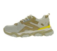 Zapatillas deportivas retro STARTER Boise para hombre, de piel auténtica, estilo años 90 (SMB101321 330, beige/marrón/amarillo)