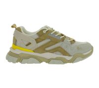 Zapatillas deportivas retro STARTER Boise para hombre, de piel auténtica, estilo años 90 (SMB101321 330, beige/marrón/amarillo)
