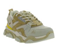 Zapatillas deportivas retro STARTER Boise para hombre, de piel auténtica, estilo años 90 (SMB101321 330, beige/marrón/amarillo)