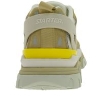 Zapatillas deportivas retro STARTER Boise para hombre, de piel auténtica, estilo años 90 (SMB101321 330, beige/marrón/amarillo)