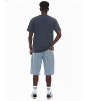 HOMEBOY x-tra Herren Baggy Denim-Shorts Jeans-Shorts im 5-Pocket-Stil Baumwoll-Shorts kurze Hose 01SH0379 Blau