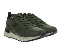 Zapatillas retro atemporales STARTER Brandon para hombre, con piel auténtica revestida, SMN105321 170 Verde Oliva