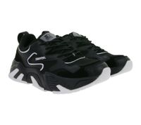 Zapatillas deportivas STARTER Buffalo para hombre, estilo retro de los 90, con piel auténtica y ante (modelo SMB102321 200, negro/blanco)