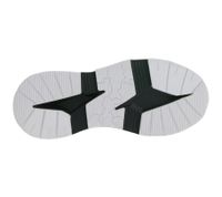 Zapatillas deportivas STARTER Buffalo para hombre, estilo retro de los 90, con piel auténtica y ante (modelo SMB102321 200, negro/blanco)