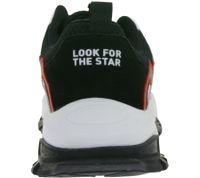 Sneakers da uomo STARTER Cape Coral stravaganti in vera pelle e camoscio - Sneakers retrò in stile anni '90 SMB103321 300 Bianco/Rosso/Nero/Grigio