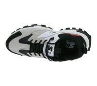 Sneakers da uomo STARTER Cape Coral stravaganti in vera pelle e camoscio - Sneakers retrò in stile anni '90 SMB103321 300 Bianco/Rosso/Nero/Grigio