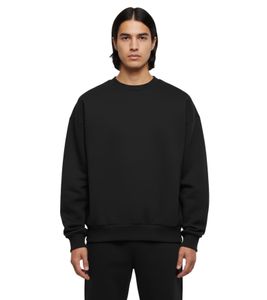 Prohibited Men's Simple Cotton Sweatshirt, Sweater PB0301, Black