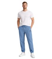 Pantalon de jogging Sergio Tacchini pour homme, pantalon d'entraînement avec poches, pantalon de sport rétro bleu STM21135