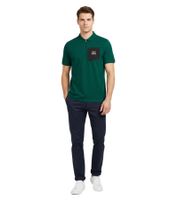 Formula 1 Aston Martin Aramco Men's Polo Shirt, Organic Cotton, Short Sleeve, with Chest Pocket, 701228858 002 Green