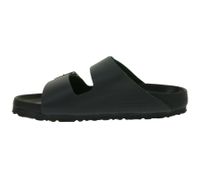 zeitlose BIRKENSTOCK Arizona Birko-Flor Damen Pantoletten Made in Germany Sommer-Latschen schmale Breite 1026843 Schwarz