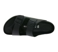 zeitlose BIRKENSTOCK Arizona Exquisit Herren Pantoletten Made in Germany Sommer-Latschen normale Breite 1026824 Schwarz