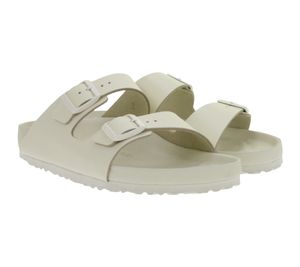 zeitlose BIRKENSTOCK Arizona Exquisit Damen Echtleder-Pantoletten Made in Germany Sommer-Latschen normale Breite 1029147 Beige
