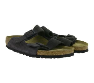 Classic BIRKENSTOCK Arizona Men's Genuine Leather Sandals, Made in Germany, Summer Sandals, Regular Width, 1028592, Grey