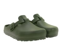 praktische BIRKENSTOCK Boston EVA Clogs Damen und Herren Hausschuhe Schlupf-Schuhe Made in Germany 1026238 Khaki-Grün