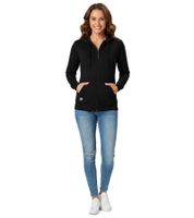 Sweat à capuche zippé Helly Hansen Manchester pour femme, noir, 280 g/m², réf. 79217_990