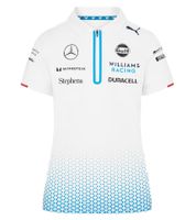 Polo de mujer Williams Racing Fórmula 1, Equipo 2024, Artículo para fans 701228997 002 Blanco