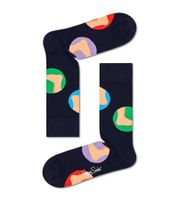 3 Pairs of Happy Socks Monty Python Unisex Cotton Socks Value Pack Everyday Socks in Gift Box XMPY08-0200 Dark Blue/Yellow/Pink