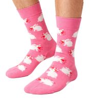 3 Pairs of Happy Socks Monty Python Unisex Cotton Socks Value Pack Everyday Socks in Gift Box XMPY08-0200 Dark Blue/Yellow/Pink