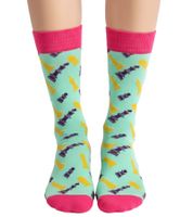 4 Pairs of Happy Socks Game Night Women's Cotton Socks, Everyday Socks in Gift Box XGAM09-6300 Multicolored