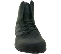 adidas Mat Wizard 4 Men's Wrestling Shoes with Breathable Mesh Construction Indoor Shoes Large Sizes AC6971 Black