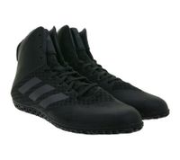 adidas Mat Wizard 4 Men's Wrestling Shoes with Breathable Mesh Construction Indoor Shoes Large Sizes AC6971 Black