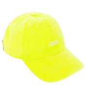 Bright ZWILLINGSHERZ OMG Classic Baseball Cap with OMG Embroidery, Cotton Cap, Adjustable Brim, 4603M K258210 in Neon Green, Yellow, and Orange