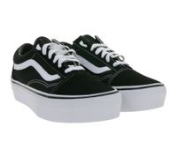 Trendy VANS UA OLD SKOOL PLATFORM UNISEX Sneakers Skate Shoes VN0A3B3UY281 Black/White