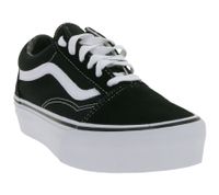 Trendy VANS UA OLD SKOOL PLATFORM UNISEX Sneakers Skate Shoes VN0A3B3UY281 Black/White